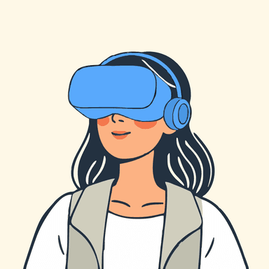 Blue VR Headset