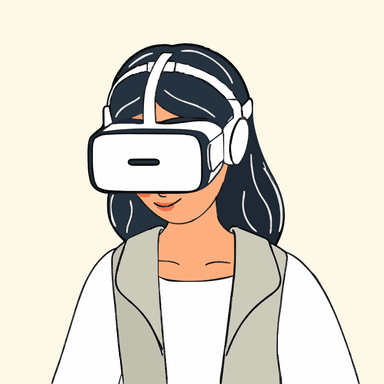VR Headset with Hat