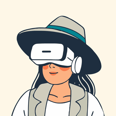 White VR Headset